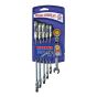 Ratchet Combination Spanner Flex Head Set of 6 by Faithfull