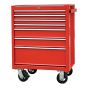 Toolbox Roller Cabinet 7 Drawer by Faithfull - TBR3007X