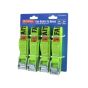 Faithfull Cam Strap 4 Piece 5m x 25mm Tie Down Set