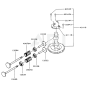 Valve / Camshaft for Kawasaki FB460V Engine