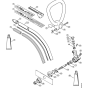 Drive Tube, Loop Hanlde, Gear Head Assembly for Stihl FC 55 DZ Lawn Edger