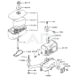 Air Filter / Muffler for Kawasaki FC290V Engine