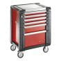 Jet.6M3 Roller Cabinet 6 Drawer Red by Facom - JET.6M3