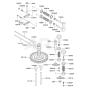 Valve / Camshaft for Kawasaki FD501D Engine