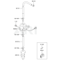 Fuel Tank / Fuel Valve for Kawasaki FD671D Engine