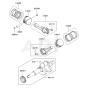 Piston / Crankshaft for Kawasaki FD750D Engine