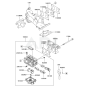 Carburettor for Kawasaki FD750D Engine