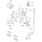 Lubrication Equipment for Kawasaki FD851D Engine