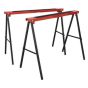 Fold Down Trestles Pair 100kg Capacity per Trestle Sealey Part No. FDT2