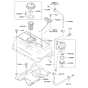 Fuel Tank / Fuel Valve for Kawasaki FE350D Engines