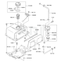 Fuel Tank / Fuel Valve for Kawasaki FE400D Engines