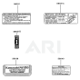 Label for Kawasaki FG150G Engine