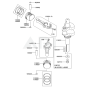 Piston / Crankshaft for Kawasaki FH500V Engine