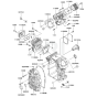 Cylinder / Crankcase for Kawasaki FH721D Engine