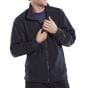 Standard Fleece Jacket 280gsm Polyester Zip Front Fastening Navy Blue XXXL