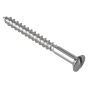 Multi-Purpose Screw SL Raised Head Chrome Plated 4.0 x 40mm ForgePack 20