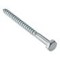 Coach Screw, DIN571, Zinc Plated, Bagged