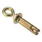 Masonry Anchors, Eye Bolt, Zinc Yellow Passivated, Bagged