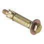 Masonry Anchors, Loose Bolt, Zinc Yellow Passivated, Bagged