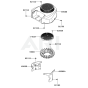 Cooling Equipment for Kawasaki FR541V Engine