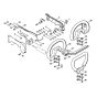 Stihl FS108 Loop Handle Assembly