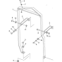 Lift Bail - Gas Models Assembly for Husqvarna FS3500 Floor Saw