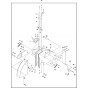 Blade Guard Assembly for Husqvarna FS3500 G Floor Saw