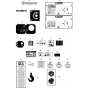 Decals Assembly for Husqvarna FS3500 G Floor Saw