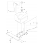 Fuel Tank Assembly for Husqvarna FS3500 G Floor Saw