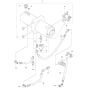 Hydraulic System Assembly for Husqvarna FS3500 G II Floor Saw