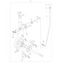 Parking Brake Assembly for Husqvarna FS3500 G II Floor Saw