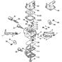 Carburettor C1Q-S156 & C1Q-S117 Assembly for Stihl FS400 FS450 FS480 Clearing Saw
