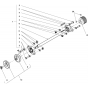 Blade Arm Assembly for Husqvarna FS400 LV Floor Saw