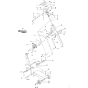 Height Adjustment Assembly for Husqvarna FS400 LV Floor Saw