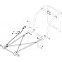 Pointer Attachment - Dual Pointer Assembly for Husqvarna FS410 D Floor Saw