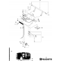 Control Console Assembly for Husqvarna FS410 D Floor Saw