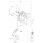 Blade Guard 20" Assembly for Husqvarna FS410 D Floor Saw