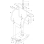 Engine Cage Assembly for Husqvarna FS413 Floor Saw