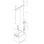 Battery Assembly for Husqvarna FS4600 G II Floor Saw