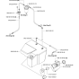 Fuel Tank Assembly for Husqvarna FS4800 Floor Saw