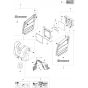 Cover Assembly for Husqvarna FS5000 Floor Saw