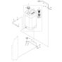 Tank Assembly for Husqvarna FS500 E Floor Saw