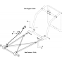 Power Attachment - Dual Pointer Assembly for Husqvarna FS513/FS520/FS524 Floor Saw