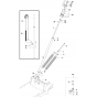 Height Adjustment Assembly for Husqvarna FS513/FS520/FS524 Floor Saw