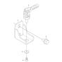 Parking Brake Assembly for Husqvarna FS600 E Floor Saw