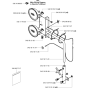 Dual Work Light Kit Assembly for Husqvarna FS6600 Floor Saw