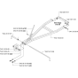 Front Pointer Assembly for Husqvarna FS6600 D Floor Saw