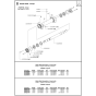 Blade Shaft - Compl Assembly for Husqvarna FS6800 YAN T3 Floor Saw