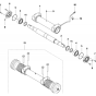 Blade Shaft Assembly for Husqvarna FS7000 Floor Saw