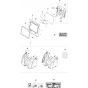 Cover Assembly for Husqvarna FS7000 DL Floor Saw